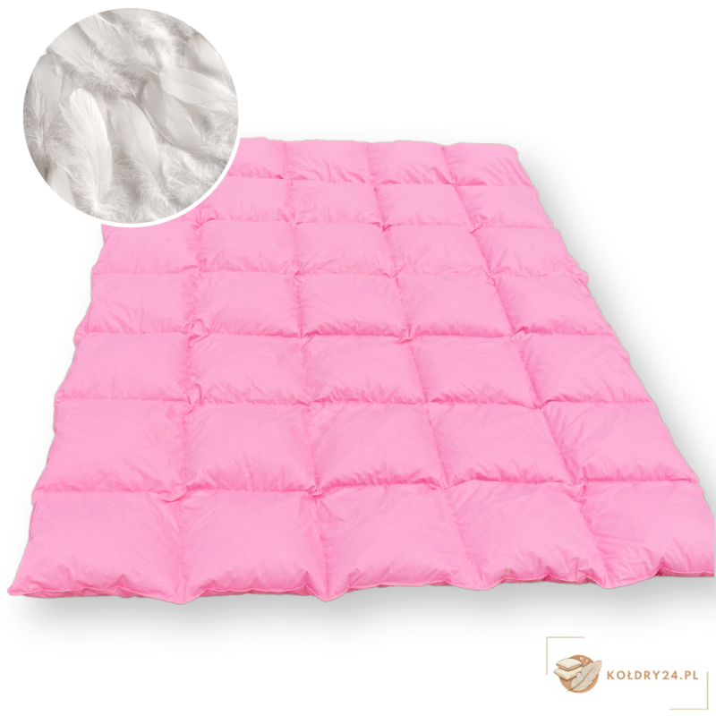 Kołdra z pierza SLIM 200 cm x 140 cm, 1,8 kg