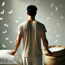 Usługa - wymiana wsypu na poduszce